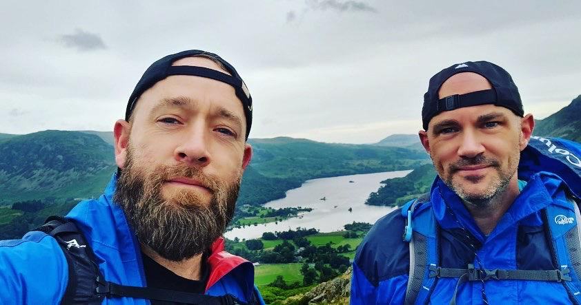 Jimmy and Tom above Grasmere