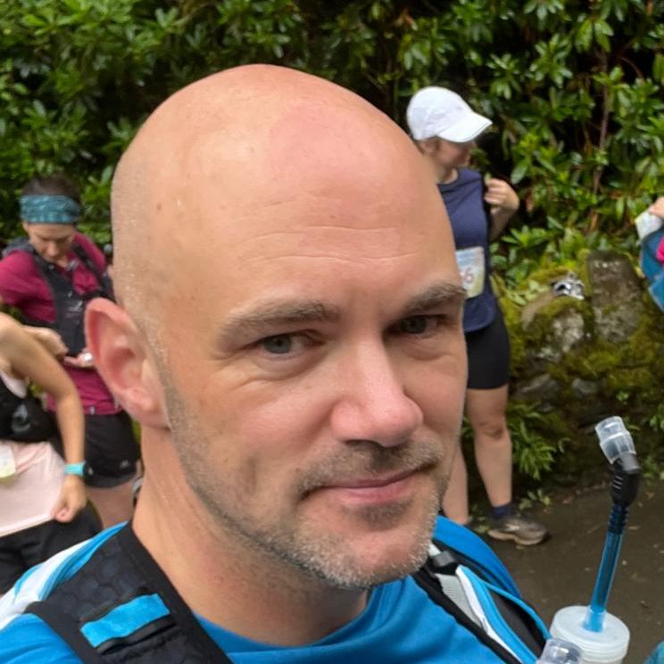 Tom at the Borrowdale Half Marathon