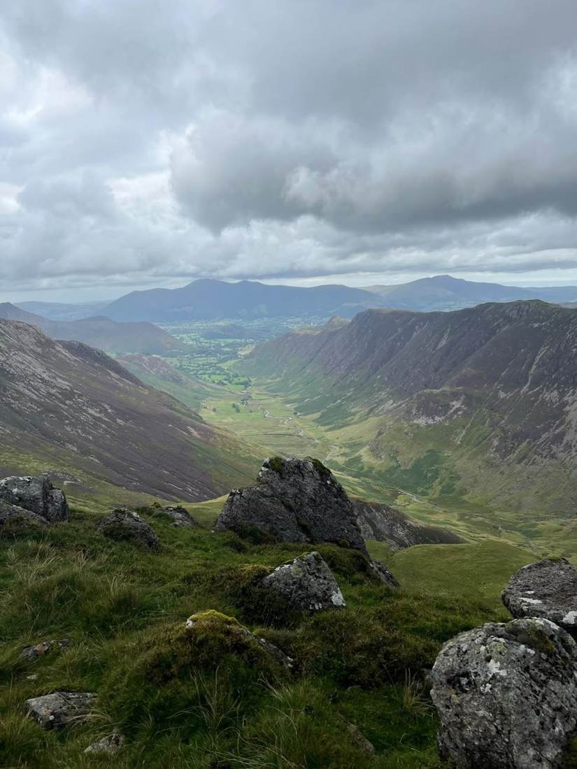 Looking down the Buttermere valley